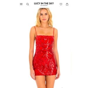 LUCY IN THE SKY ~sequin dress